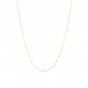 Golden silver necklace with wide chain