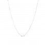Silver snake necklace