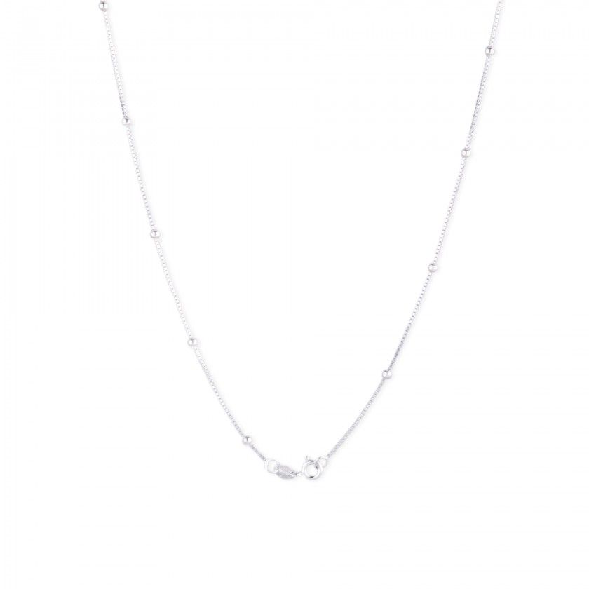 Silver snake necklace
