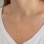 Silver necklace with star