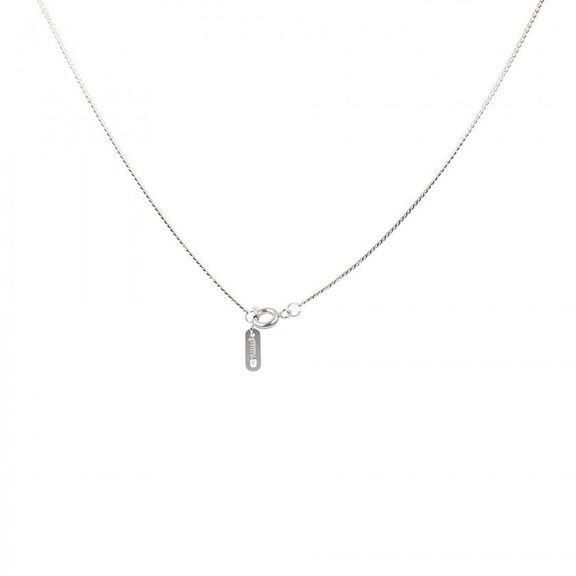Stainless steel necklace with letter V