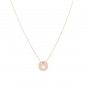 Stainless steel taurus gold necklace