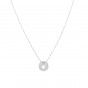 Stainless steel taurus silver necklace
