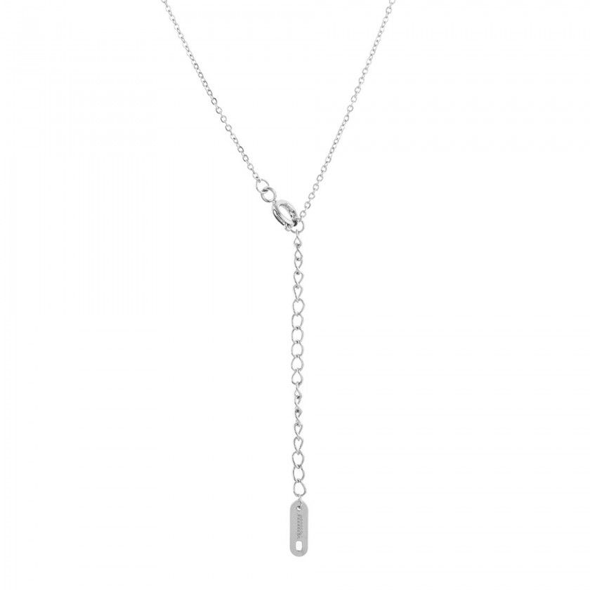 Stainless steel taurus silver necklace
