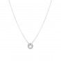 Stainless steel cancer silver necklace