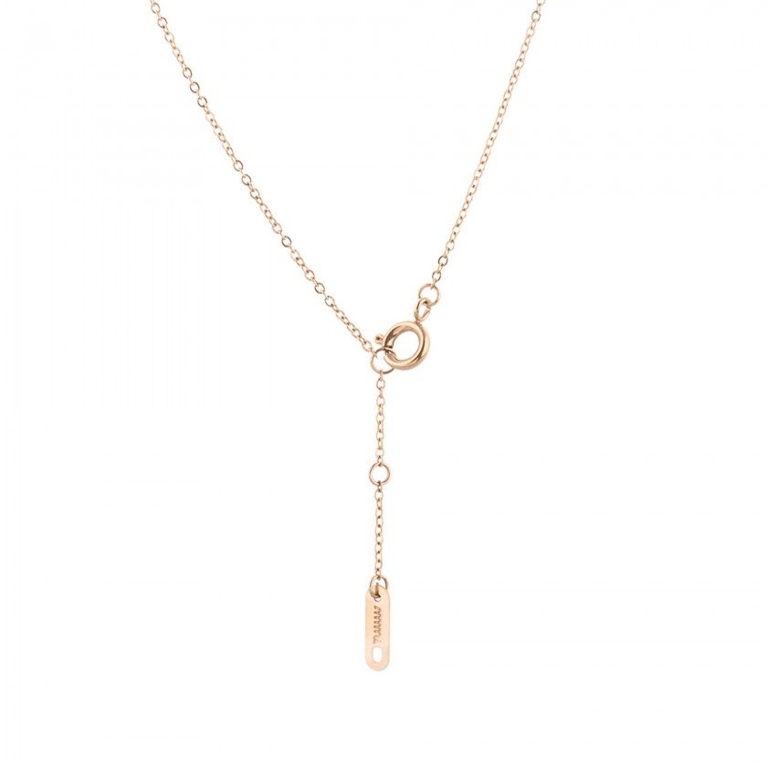 3 boys mum gold steel necklace