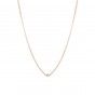 Golden links chain necklace in stainless steel