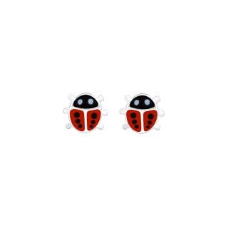 Silver Ladybug Stud Earrings Silver Ladybug Stud Earrings