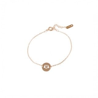 Libra gold steel bracelet