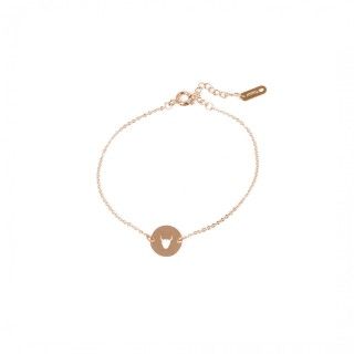 Taurus gold steel bracelet