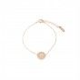Gemini gold steel bracelet