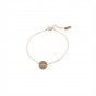 Aquarius gold steel bracelet