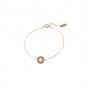 Pisces gold steel bracelet