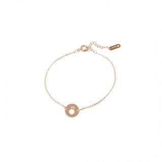 Leo gold steel bracelet