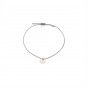 2 boys cord and gold steel bracelet