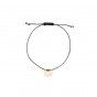 Pulseira cordo virgem dourada