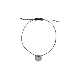Aries silver with cord bracelet