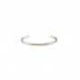 Golden stainless steel slave bracelet