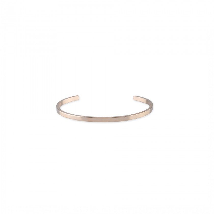 Golden stainless steel slave bracelet