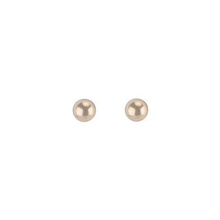Brincos ao dourados bola grande