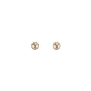 Brincos ao dourados bola mdia