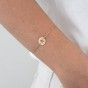 Sagittarius gold steel bracelet