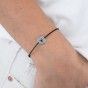 Aries steel and elastic bracelet