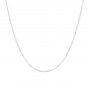 Silver steel necklace with beads