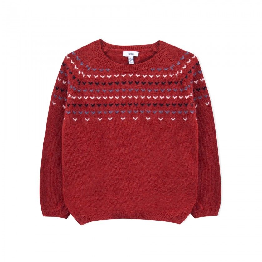 Sweater girl wool Mikan