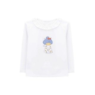 T-shirt manga comprida bebé algodão Makaira