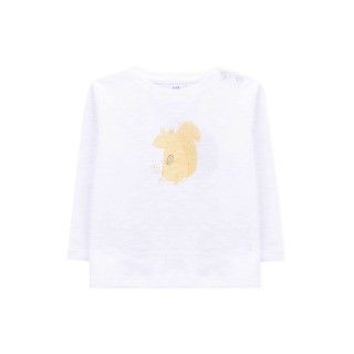 T-shirt manga comprida bebé algodão Nobu