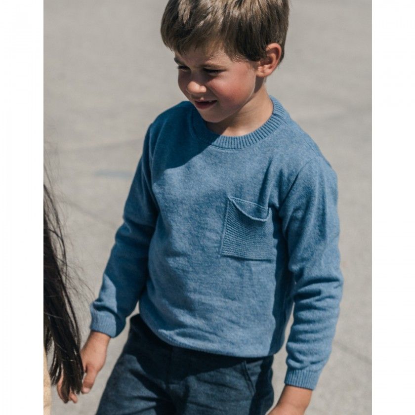 Sweater boy wool Tadao