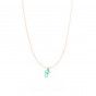 Letter cord necklace - g