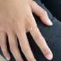Golden triangle steel ring