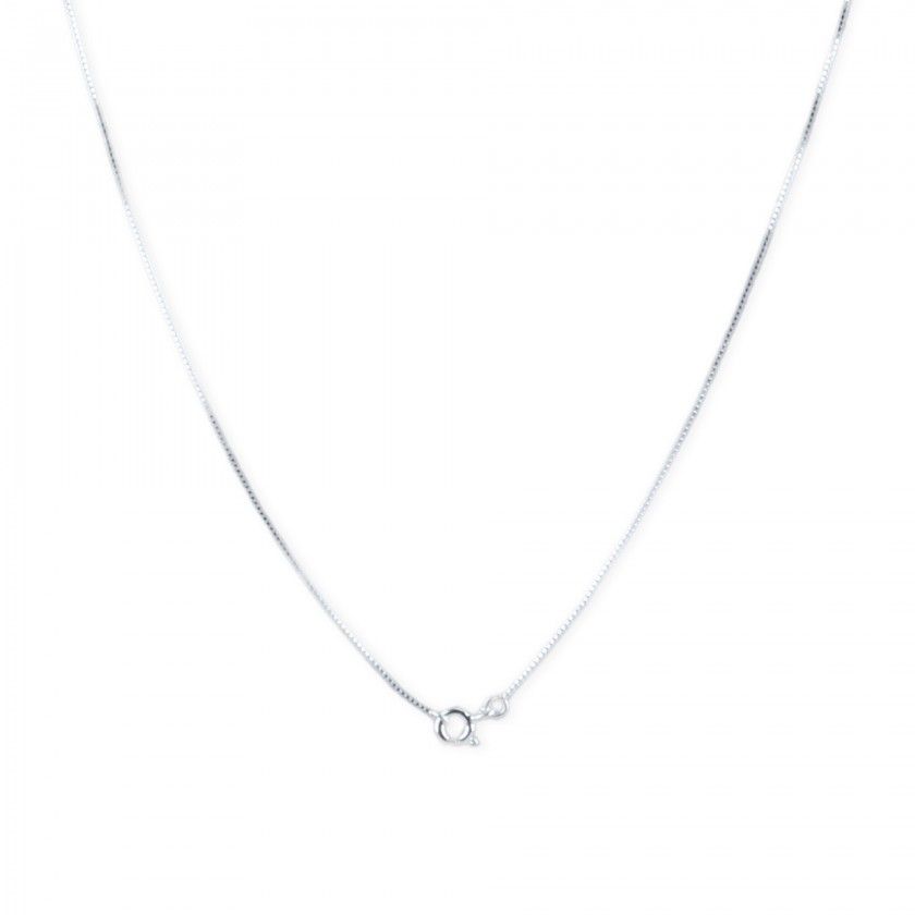 Silver box chain