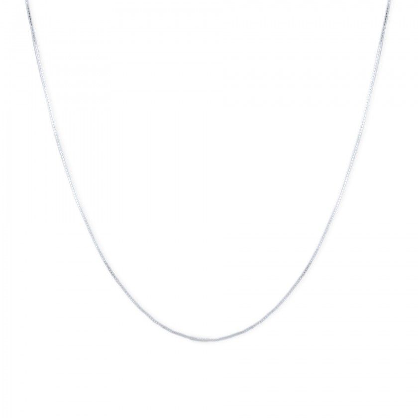 Silver box chain