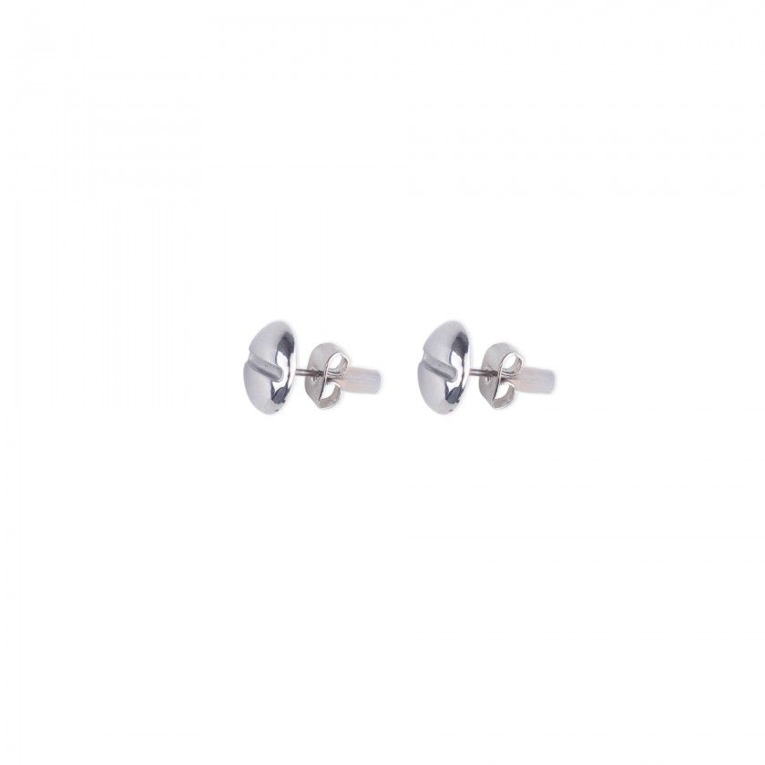 Brass earrings for silver