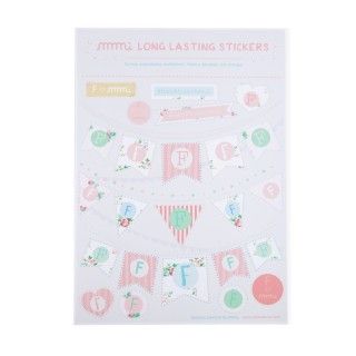 Long Lasting Stickers Letra F
