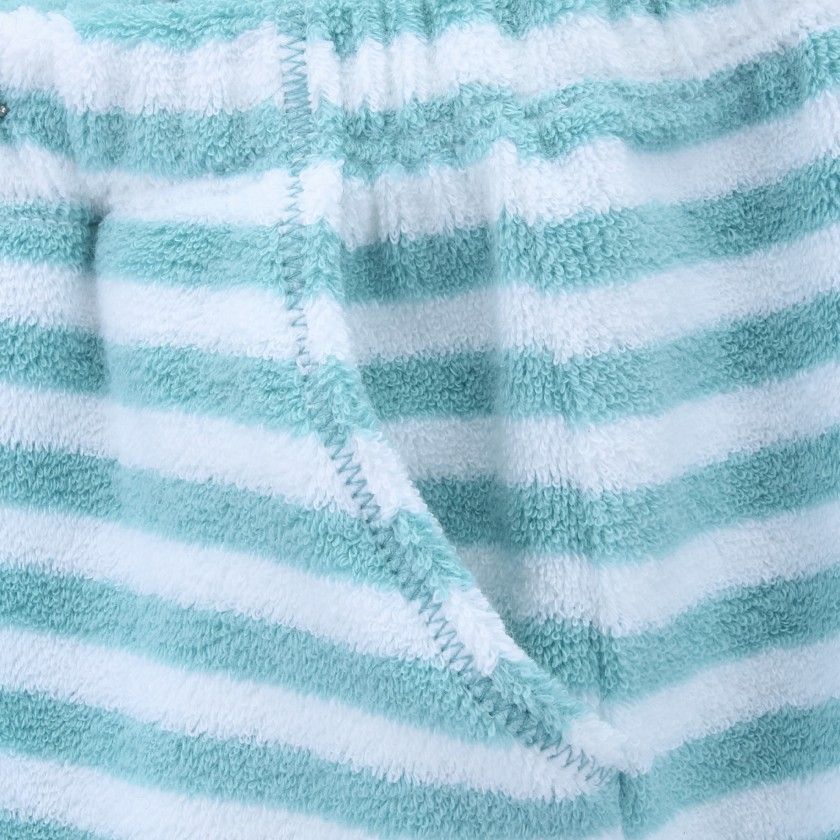 Shorts baby cotton Aqua Stripes