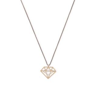 diamond cord necklace