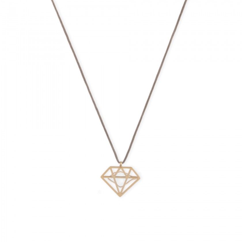diamond cord necklace