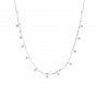 Beaded necklace with beads
