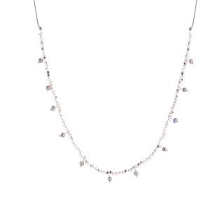 Beaded necklace with beads