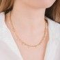 Beaded necklace with beads