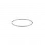 Silver steel bracelet