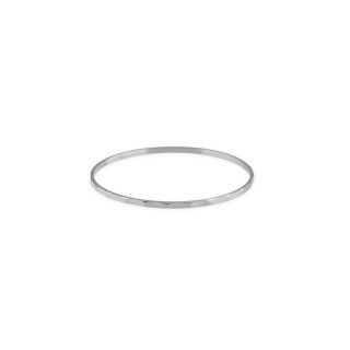 Silver steel bracelet
