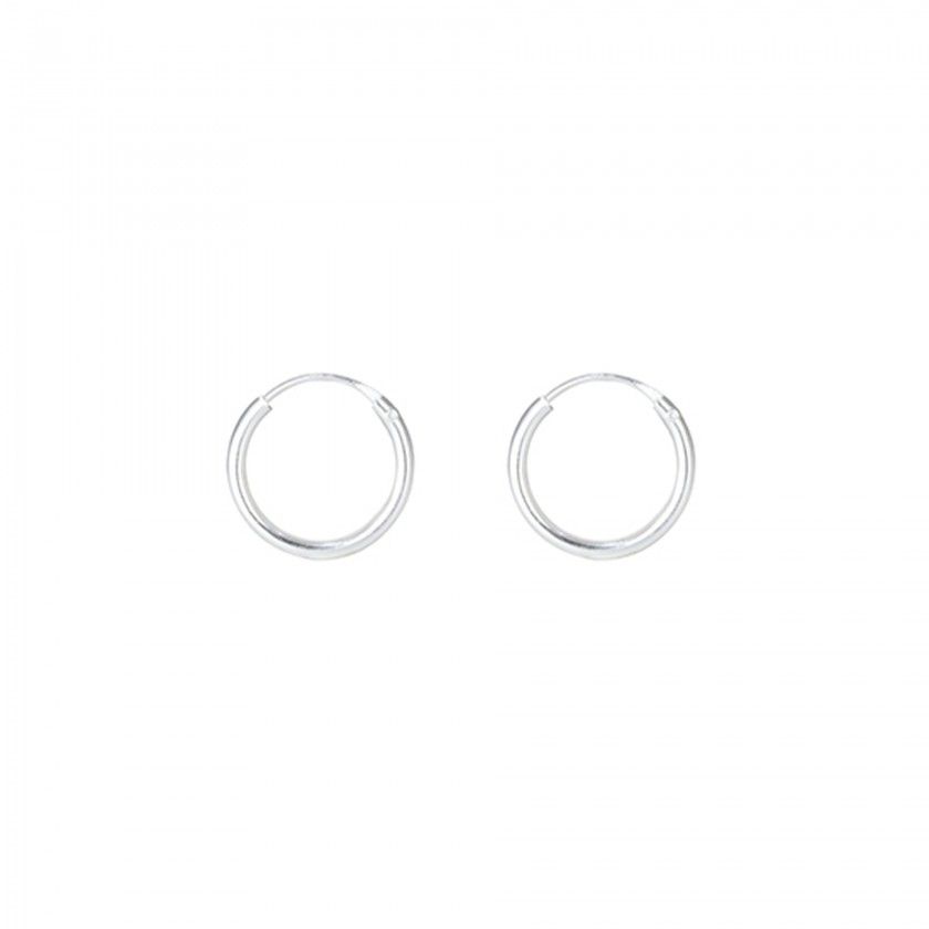 Simple silver rings