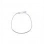 Silver bracelet with bow