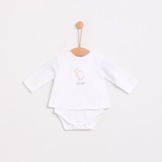 Body t-shirt manga comprida bebé Pintinho Body t-shirt manga comprida bebé Pintinho
