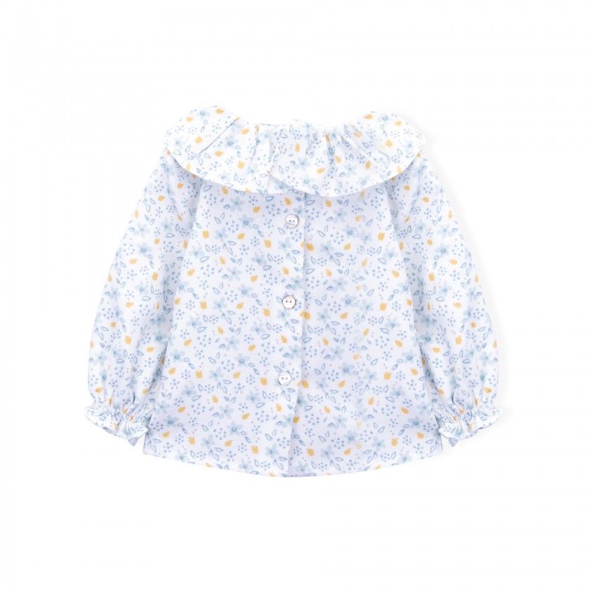 Wild flowers baby blouse